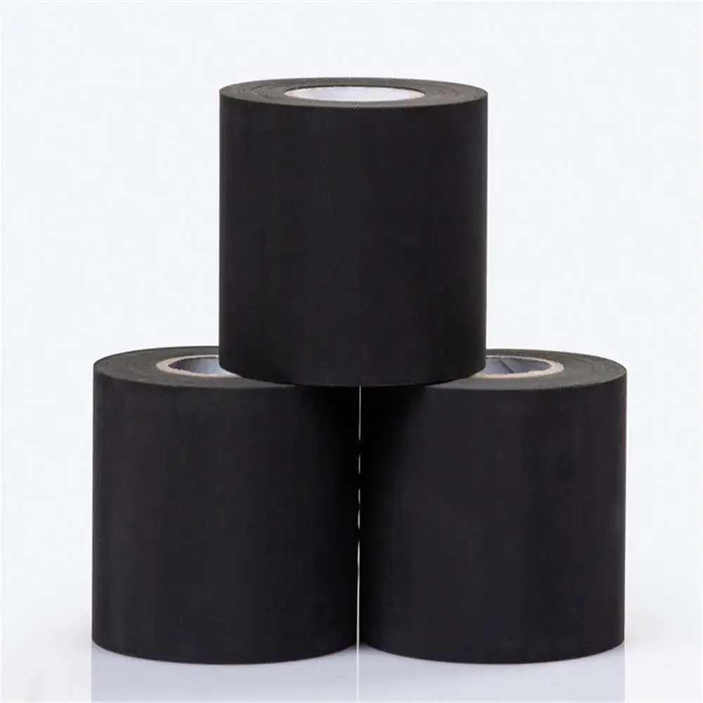 Fasciatura per aria condizionata Ispessimento Avvolgimento Tubo isolante Fasciatura Nastro per tubo Fascetta per tubo in rame nera da 10 cm