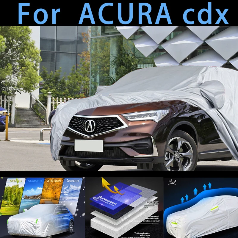 

For ACURA cdx Outdoor Protection Full Car Covers Snow Cover Sunshade Waterproof Dustproof Exterior Car cover protection