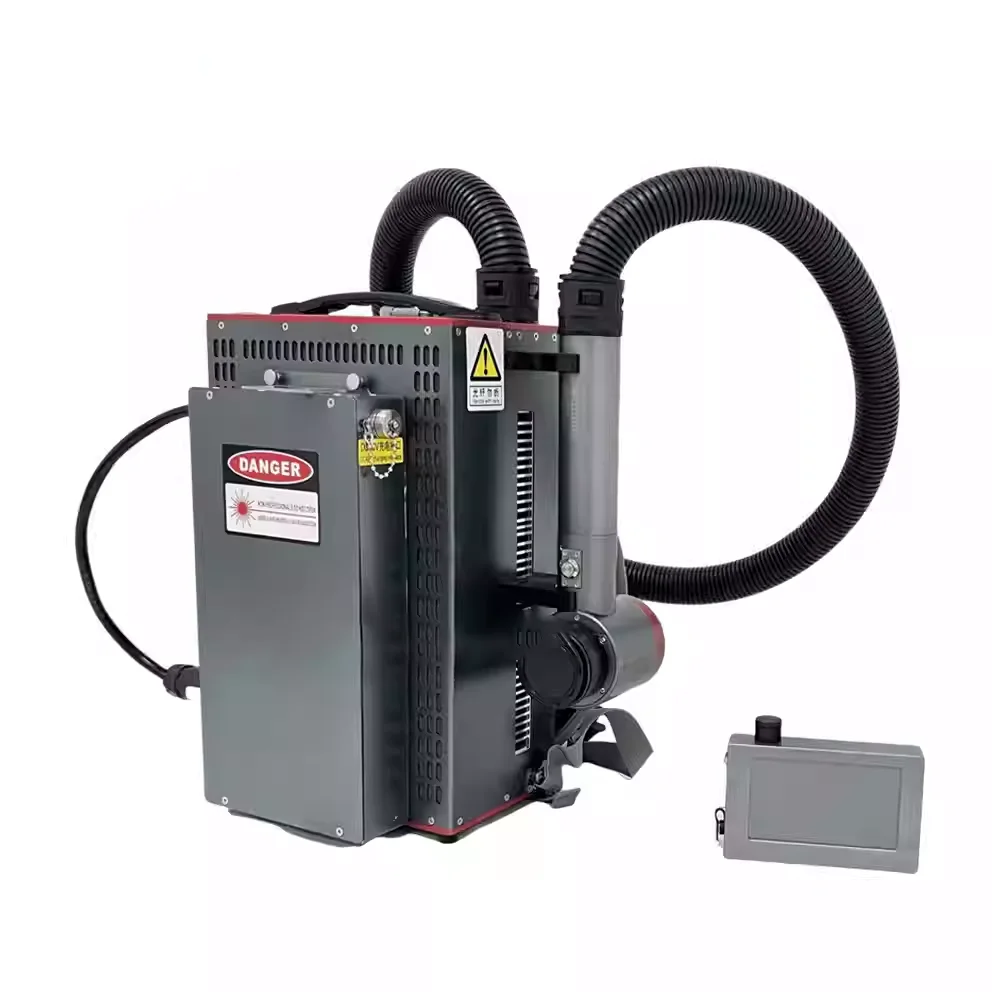 Factory Supply 300W Mini Luggage Handheld Pulse Laser Cleaning Machine Easy Operate Rust Removal New Condition Core Pump