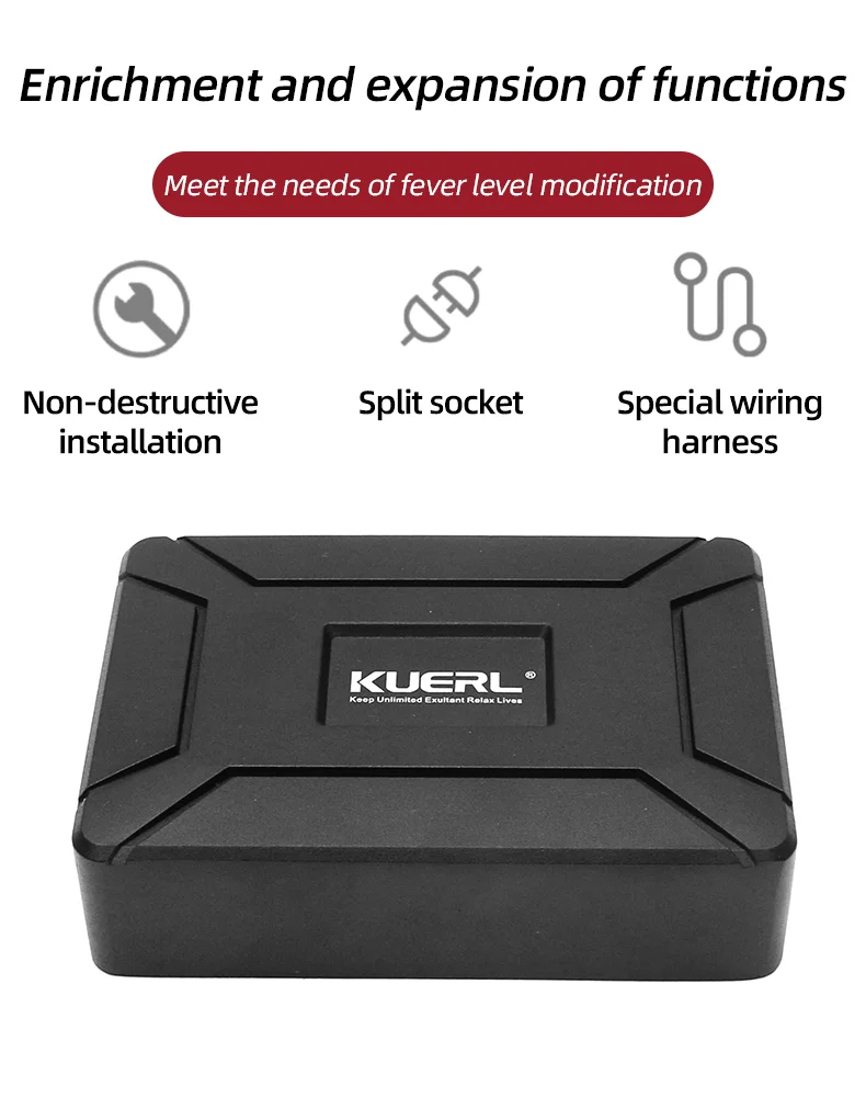 4 Channel Car DSP Amplifier Booster Audio Digital Sound Processors for Car Speaker Subwoofer Power for Android large screen