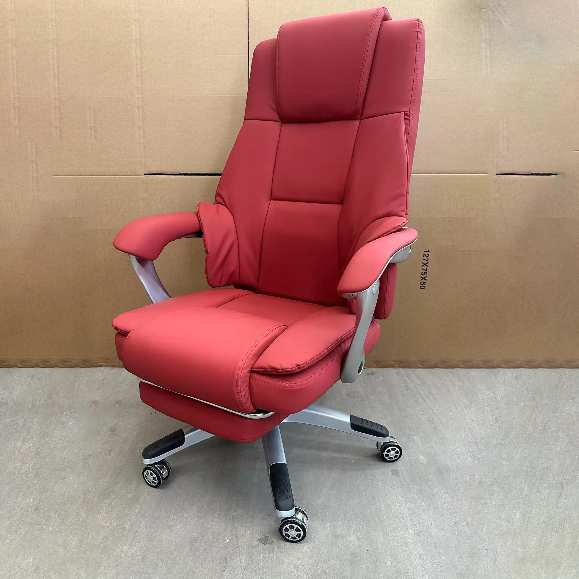 كرسي الترفيه للرئيس، كرسي مكتب الأعمال القابل للاستلقاء، مكتب مريح لألعاب الكمبيوتر المنزلي #5