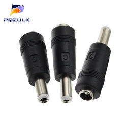 5PCS DC Adapter DC Power Adaptor Plug Conversion Head Jack Female Socket Connector 5.5*2.1mm to Male 5.5*2.5mm