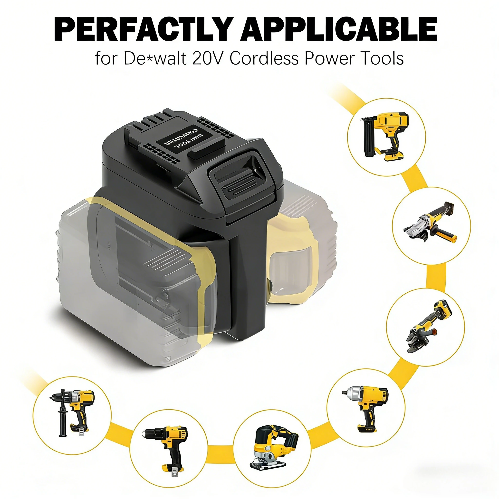 2 In 1 Battery Adap…