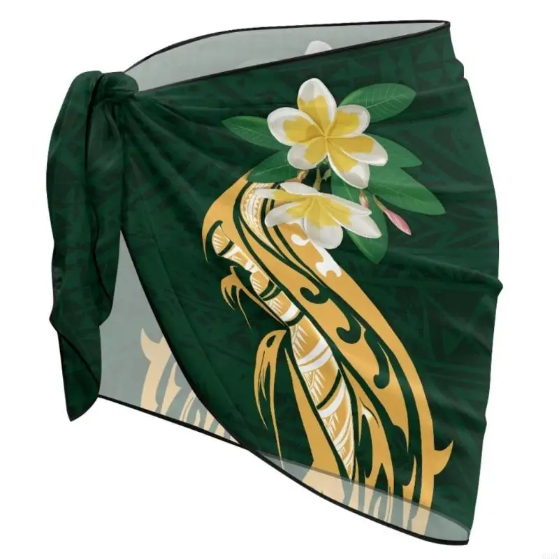 Women Beach Sarong Bathing Suit Wrap Skirt Swimsuit Cover Up for Swimwear 6XDA
