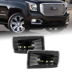 1 Pair 72W LED Fog Light for GMC Yukon 2015-2016 for Chevrolet Avalanche Suburban Silverado Tahoe 2007-2015 Fog Lamps Assembly
