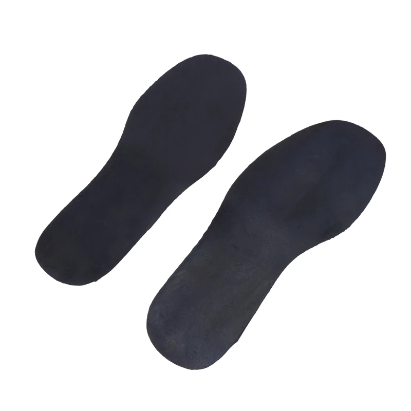 1 Pair DIY Stick On Full Soles Heel Palm Shoe Repair Anti-Slip Grip-rubber Pads - 29X11.5X0.2Cm