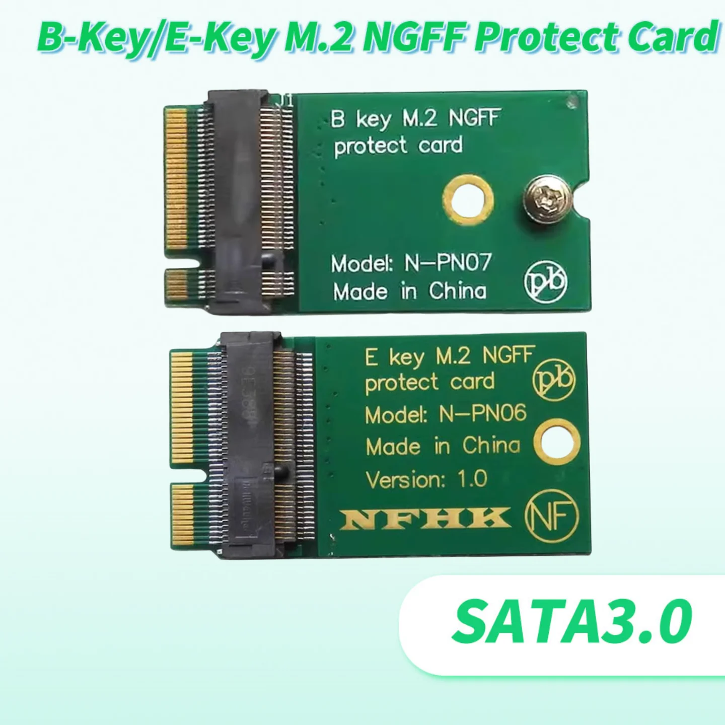 

M.2 NGFF Interface SSD Hard Disk Protection Card B-KEY 3G 4G 5G Key-E Wireless Network Interface Card SA-068