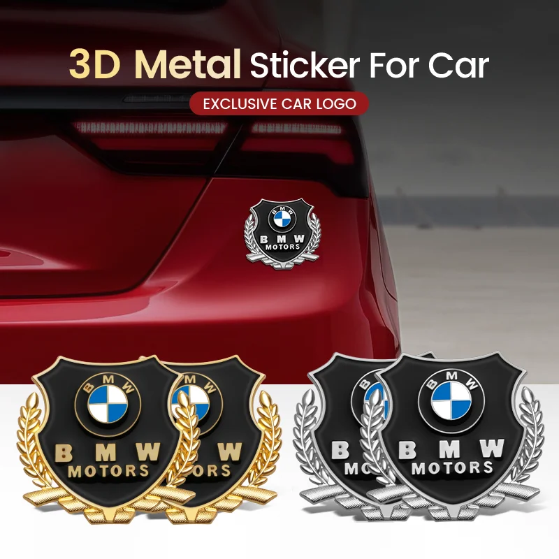 Car Style Body Trunk Decoration Sticker 3D Metal Emblem Sticker For BMW E93 F10 F20 F30 F40 F15 F25 F26 F31 F49 F86 M3 M5 X3