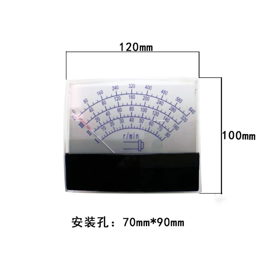 1PC Pointer Type Ammeter Voltmeter 59C2-R/Min DC10V Direct Current Revolution Counter DC Ammeter NEW