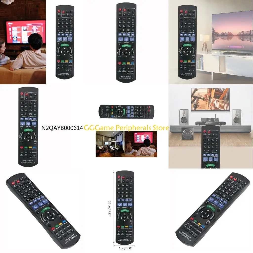 

U55B Remote for Blu-ray Dvd Player DMR-BWT700EB DMR-BWT700 Controller ABS Metal