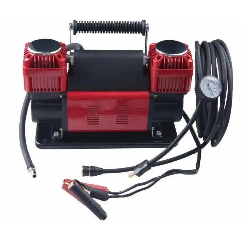 300L 12V 150 PSI Portable 2 Cylinder Car Tire Inflator Compressor Air Pump portable heavy tyre air compressor and tyre repair