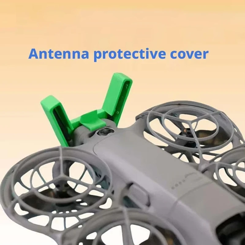 neo-2用アンテナプロテクター、3dプリント製保護カバー、傷防止ケース、ドローン用衝突防止スペアパーツ、グリーン-[ianc-]