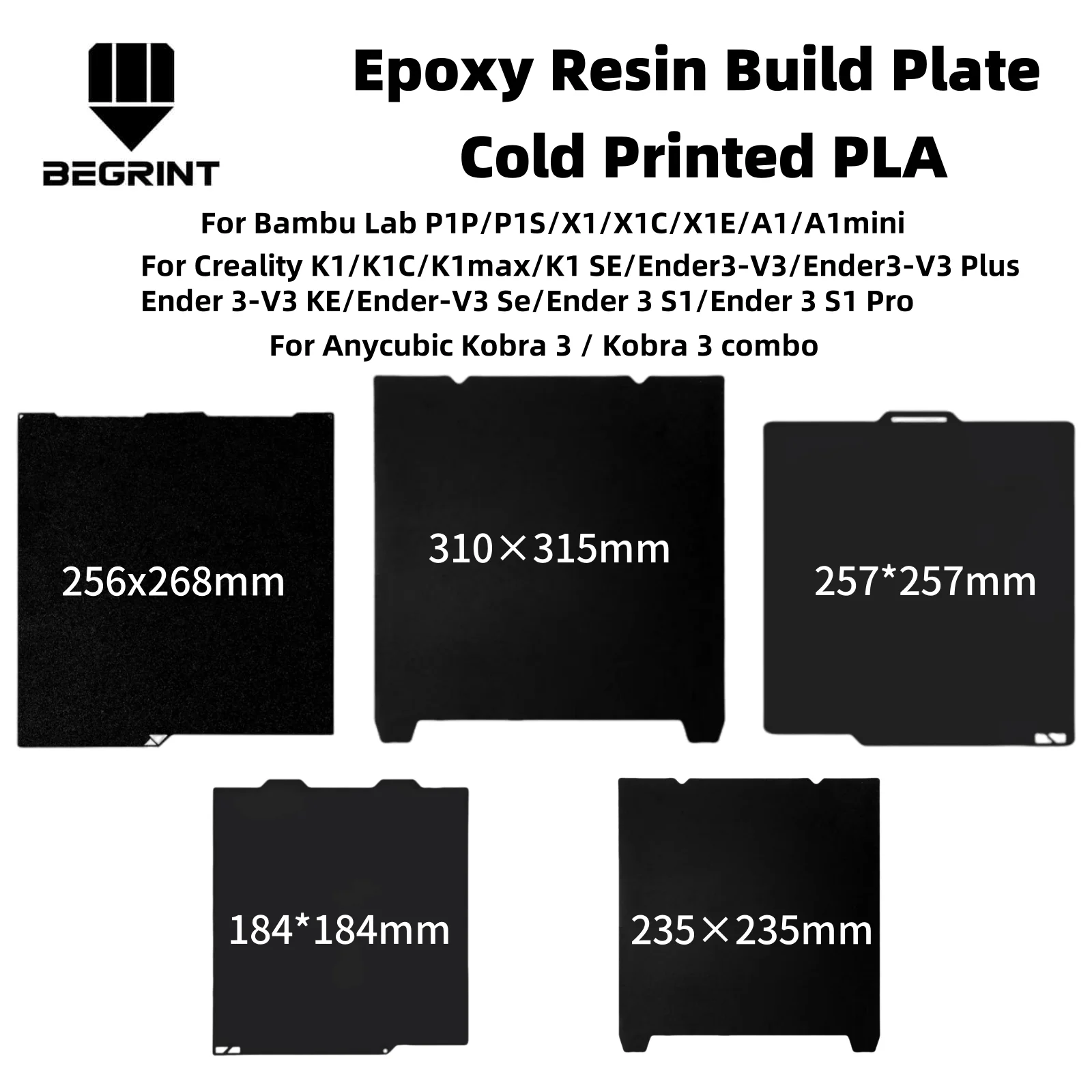 �y�Z�[�����z�G�|�L�V�����N�[���r���h�v���[�g Bambu Lab P1P/P1S/X1/X1C/X1E/A1 ���ʃX�v�����O�|�� Creality K1/K1C/K1 �ő�