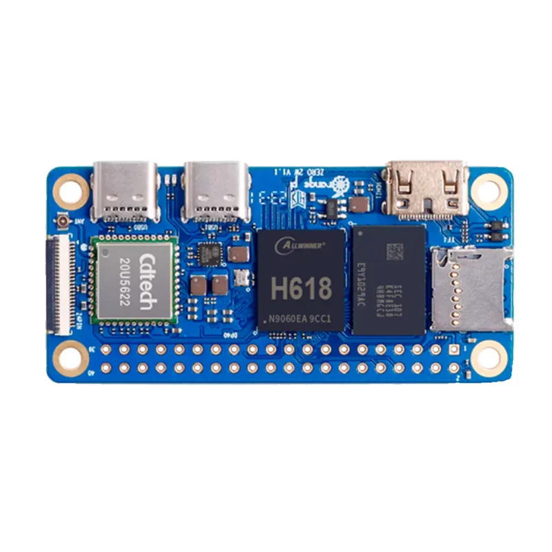Orange Pi Zero 2W 1GB 1,5GB 2GB 4GB RAM DDR4 Mini-PC Allwinner H618 LPDDR4 Quad-Core 64-Bit Einplatinen-Computer mit WLAN