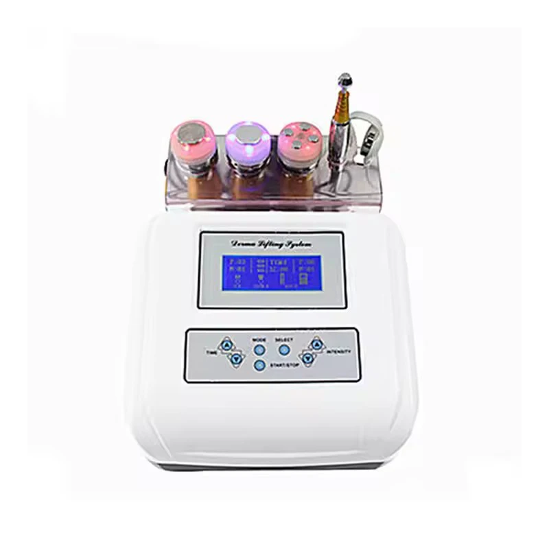 

Лидер продаж 4 в 1, многофункциональная мезотерапия без иглы, электропорация, лифтинговая система Derma, машина для ухода за лицом