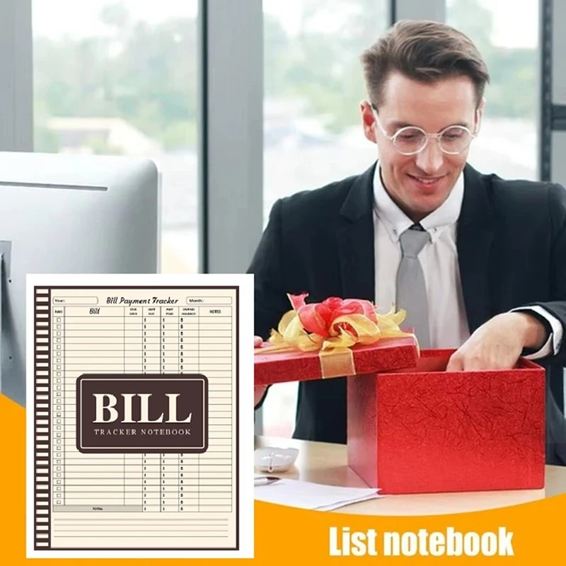 Bill Tracker Notebook - Monthly Bill Organizer & Planner For Personal Budgeting Financial, Payments Checklists Organizer