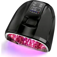 90W Rechargeable Nail Lamp with Mirror Bottom Cordless LED Light for Acrylic Nails Manicure Machine Wireless Nail UV LED Lamp