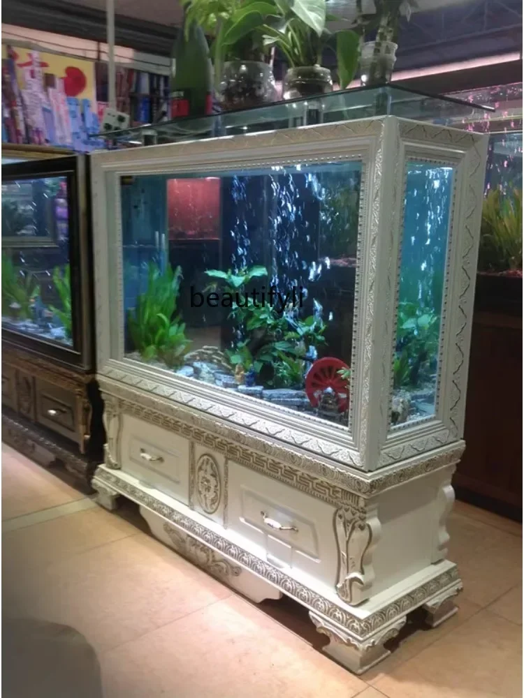 NQ European Fish Tank Aquarium Glass Bar Subareas Screens Paint Nordic Ecology Change Water