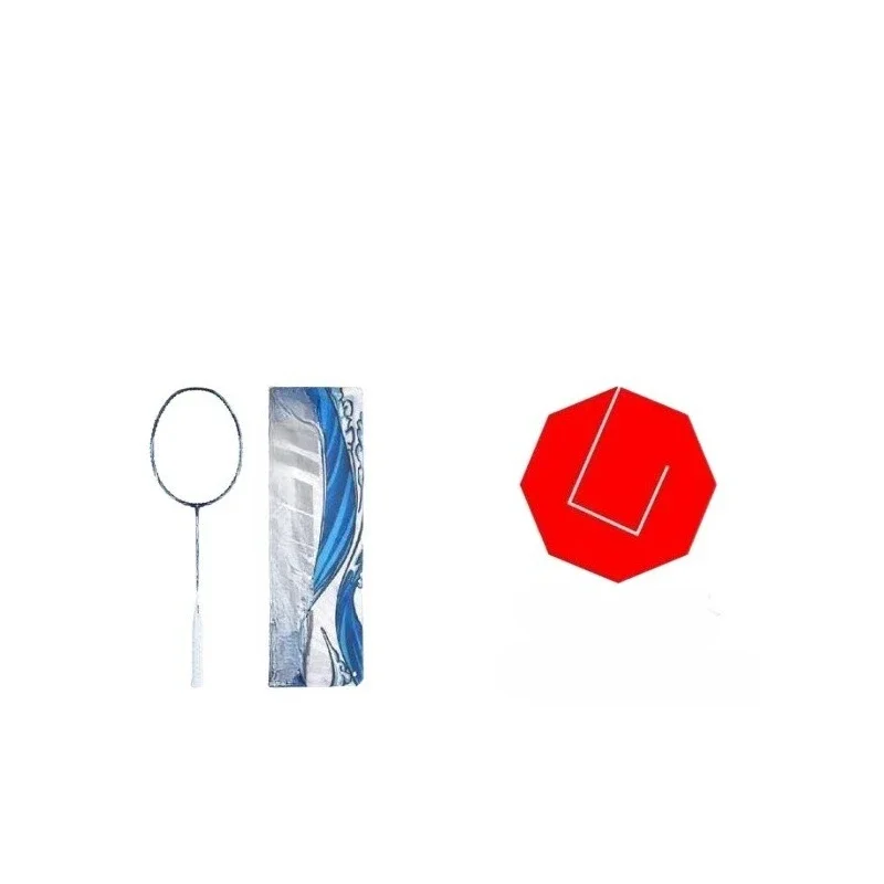 Water Breath Badminton Racket 46T High-end Full Carbon High Elastic Balance Racket European Strike