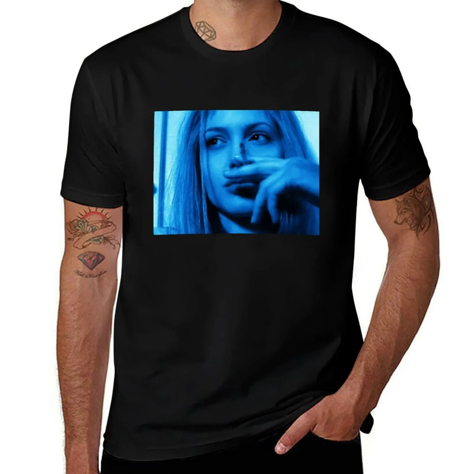 

lisa rowe T-Shirt man t shirts for men t shirts cotton 100% man t shirt luxury T-shirt