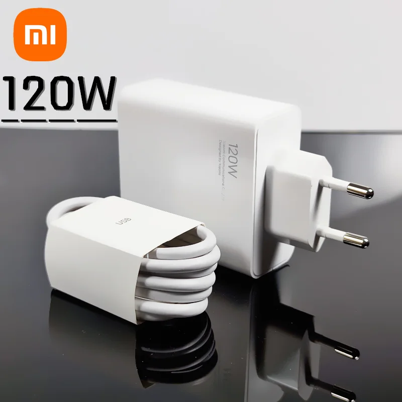 Xiaomi 120W Charger Original EU Turbo Charge Fast Charger Adapter For Xiaomi Mi 12 Lite /11T Pro/12 Ultra/Mix 4/Redmi K50