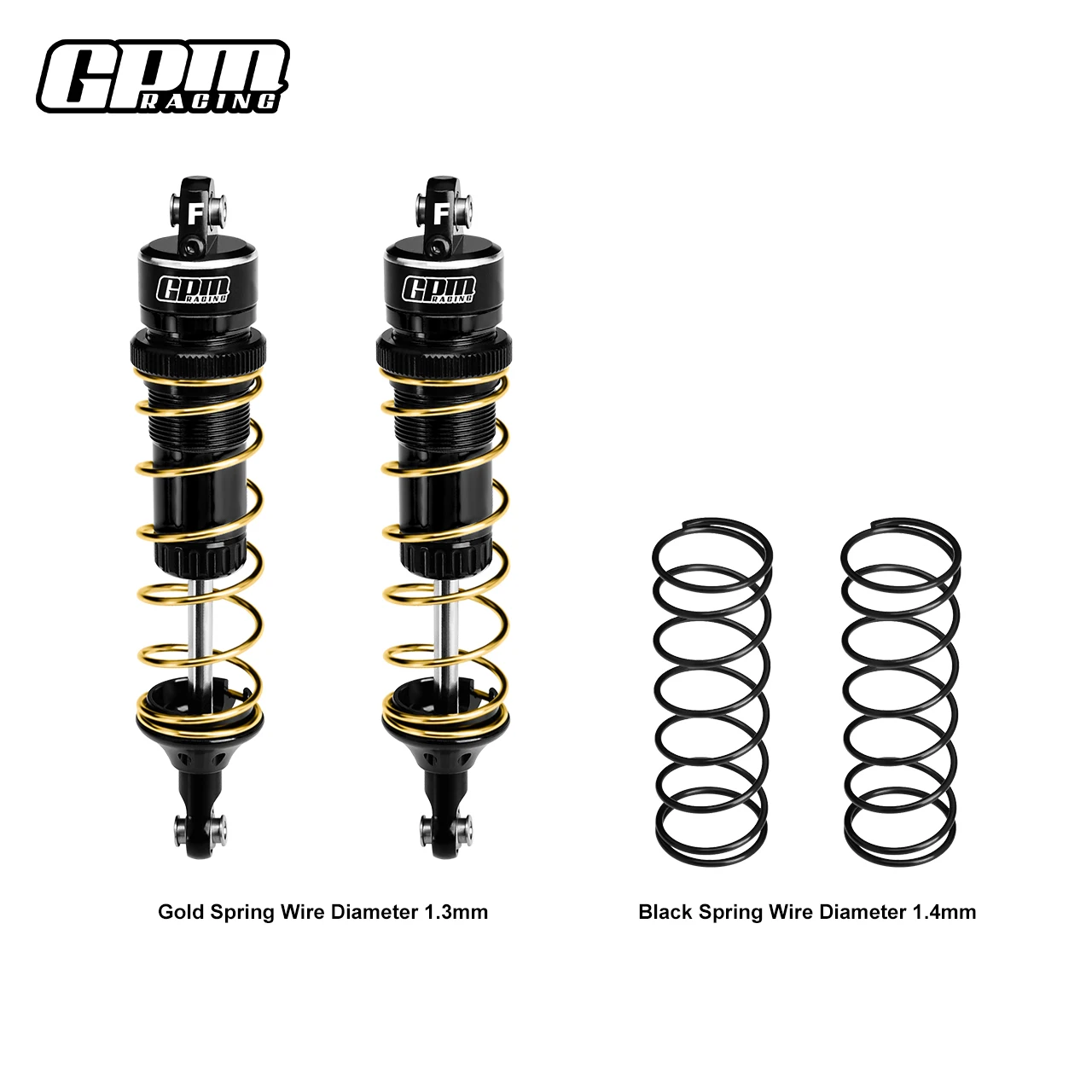 GPM Alloy Front Adjustable Spring Shock 104mm For TRAXXAS 1/8 JATO 4X4 VXL 7462