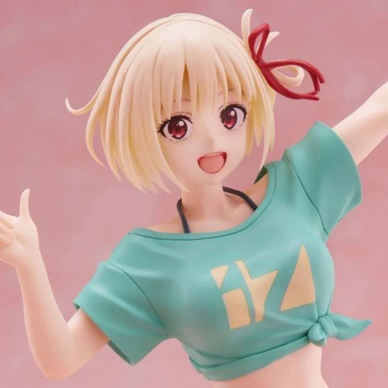 

In Stock Original TAITO Lycoris Recoil Chisato Nishikigi‌Hand Figure Model Ornament Desktop Ornament Hand Figure Collection