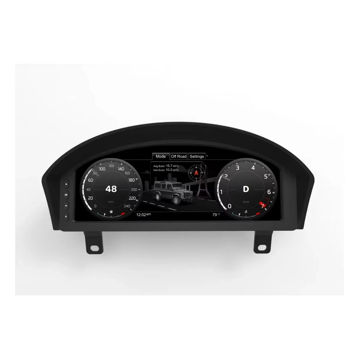 12.3'' DOS Car Instrument Cluster Suitable For Land Rover Models Defender 2012-2016 Auto Speedometer