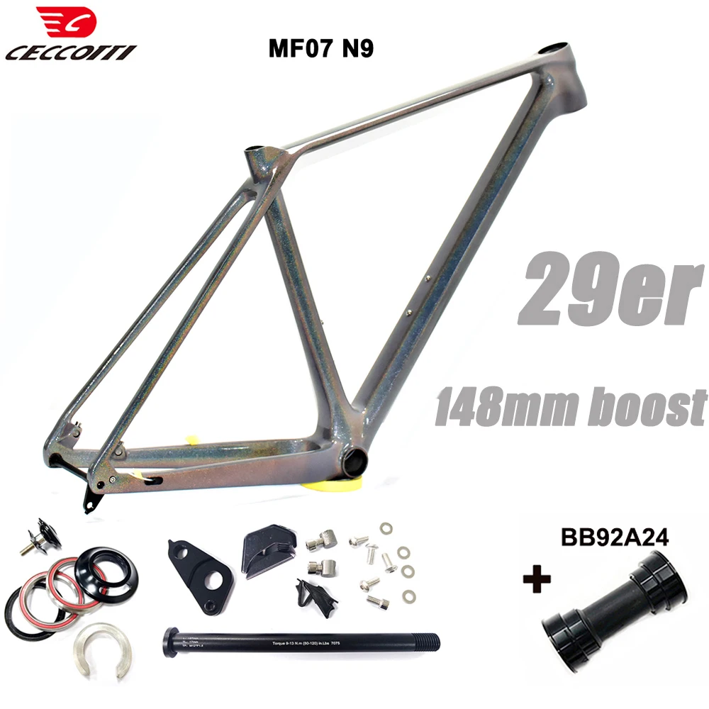 

Рама горного велосипеда CECCOTTI Chameleon 29er MTB с полным скрытым кабелем BB92