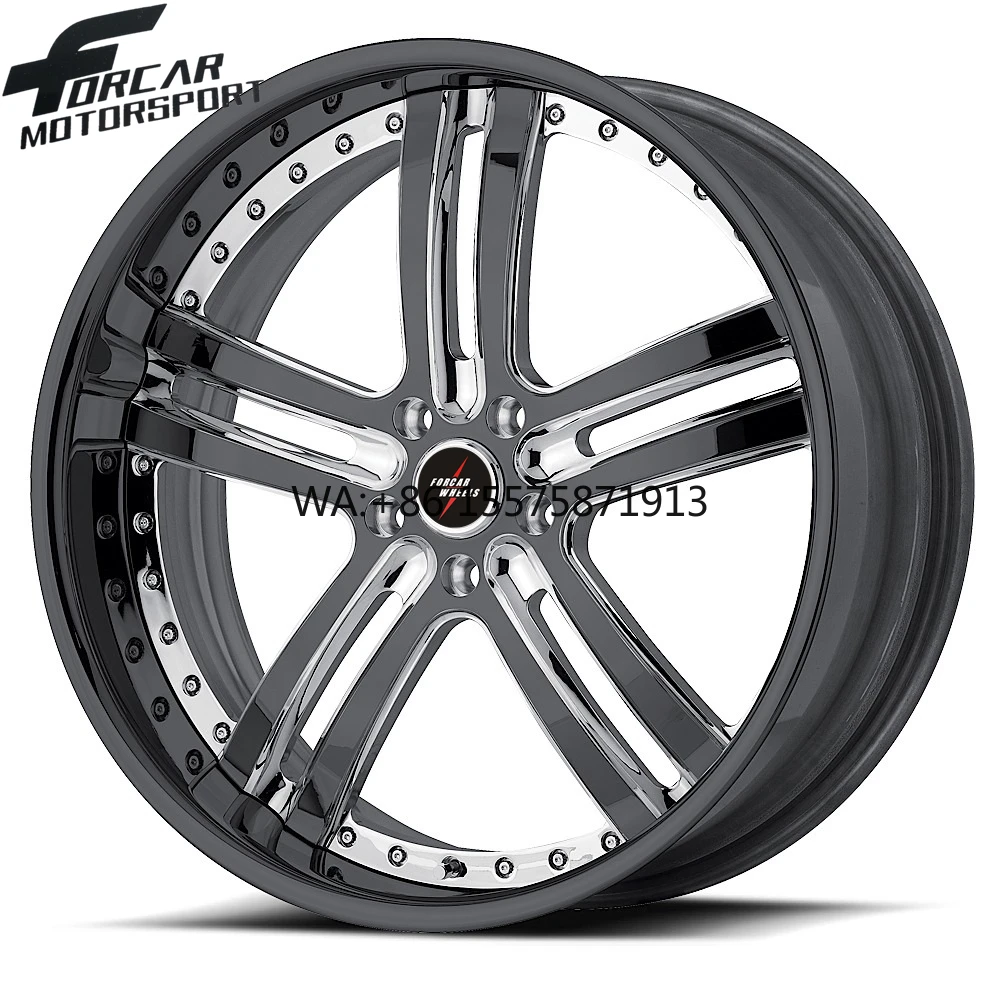 

Deep Concave Two-Piece OEM Color High Standard 16 17 18 19 20 21 22 23 24 Inch Alloy Forged Wheels Rims for Modification