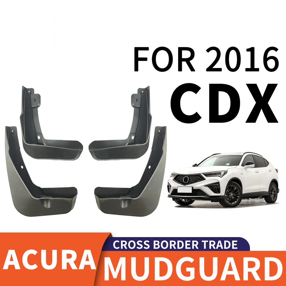 

For 2016 Acura CDK mudguard Mudflaps Front Rear Flares Splash Guards Cover Car Accessoie