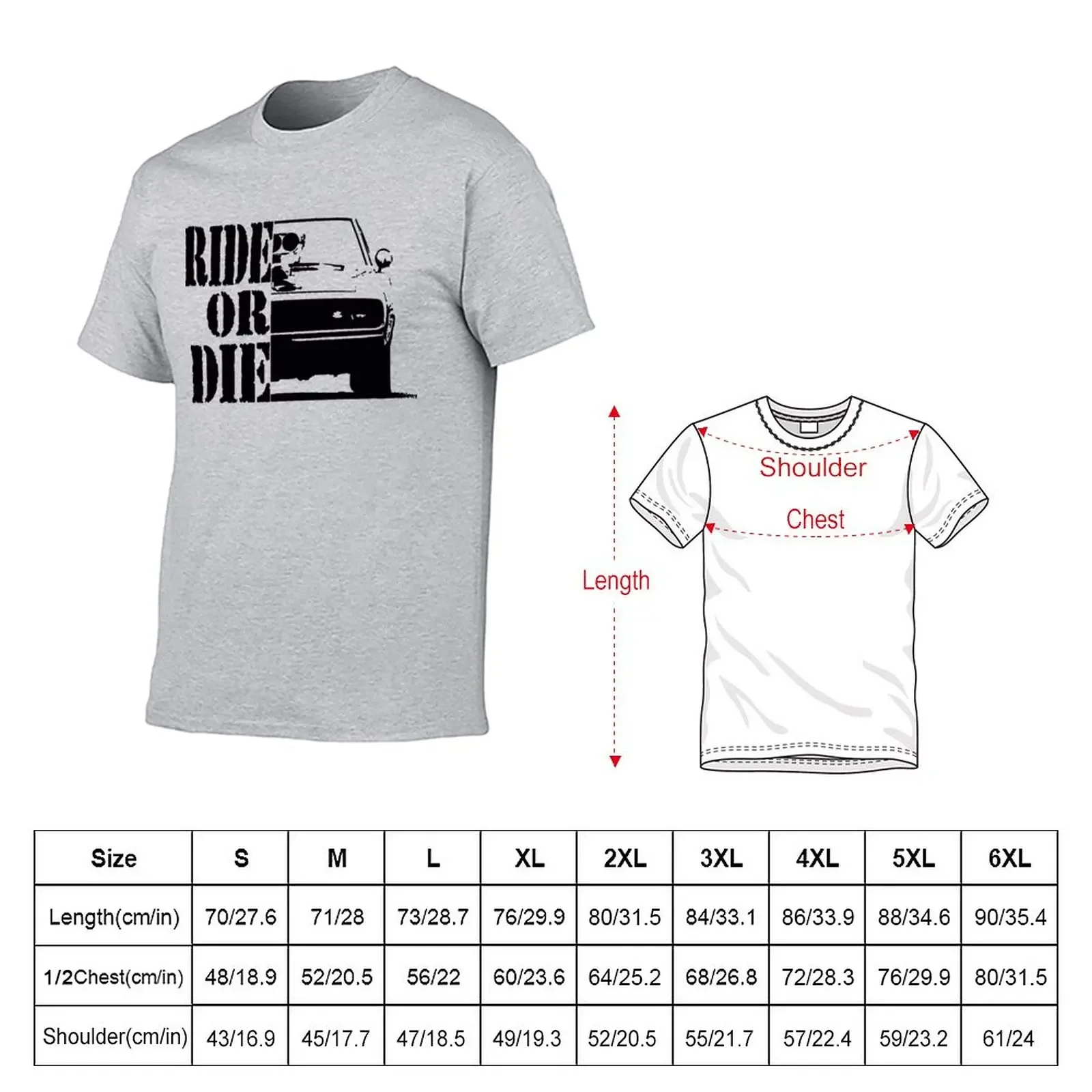 F&F, ride or die T-Shirt Short sleeve tee plus sizes mens funny t shirts