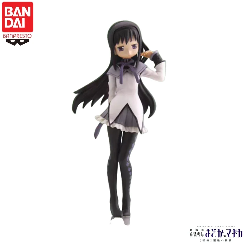In Stock 100% Original Bandai Banpresto Puella Magi Madoka Magica Akemi Homura Action Figure Doll Brand New Boxed Peripherals view 4
