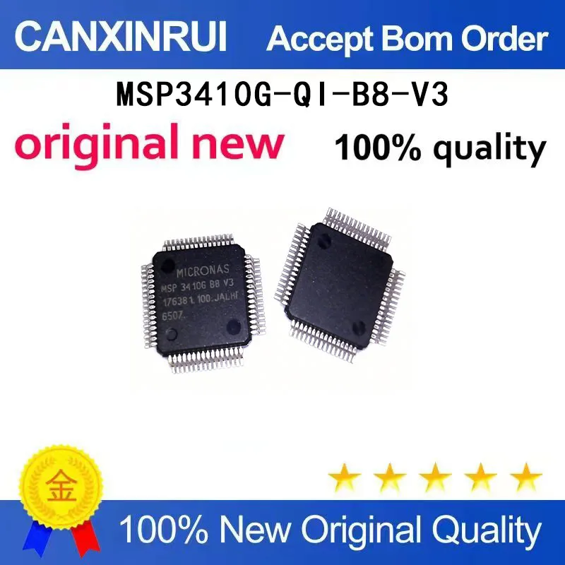 

(5-100 Pieces) Brand new original MSP3410G-QI-B8-V3 MSP3410G MSP3410GB8V3 QFP64
