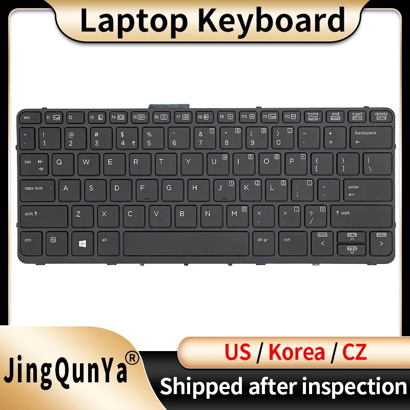 

US/KR/Korea/CZ/Czech Backlit Laptop Keyboard For HP Pro x2 612 G1 X2 612G1 755497-031 76641-071 NSK-CR3BV Replacement