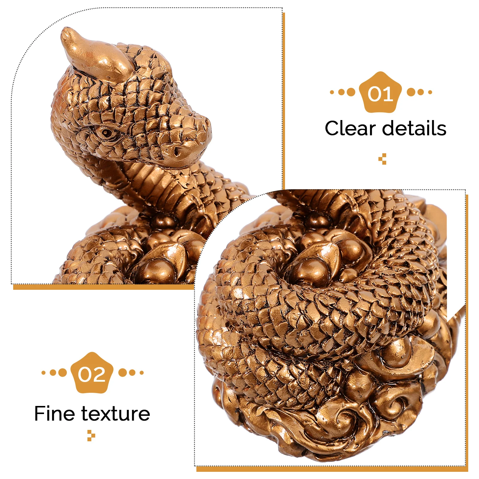 

Realistic Lifelike Fake Ornament Chinese Zodiac Desktop Statue New Year Party Prank Gift Funny Scary Resin Craft Stage Prop