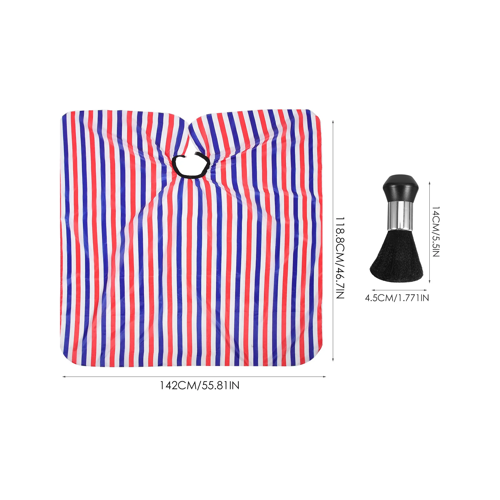 

1 set Barber Cape Haircut Capes For Adults Salon Apron Polyester Large Coverage Durable Lightweight Foldable Hair