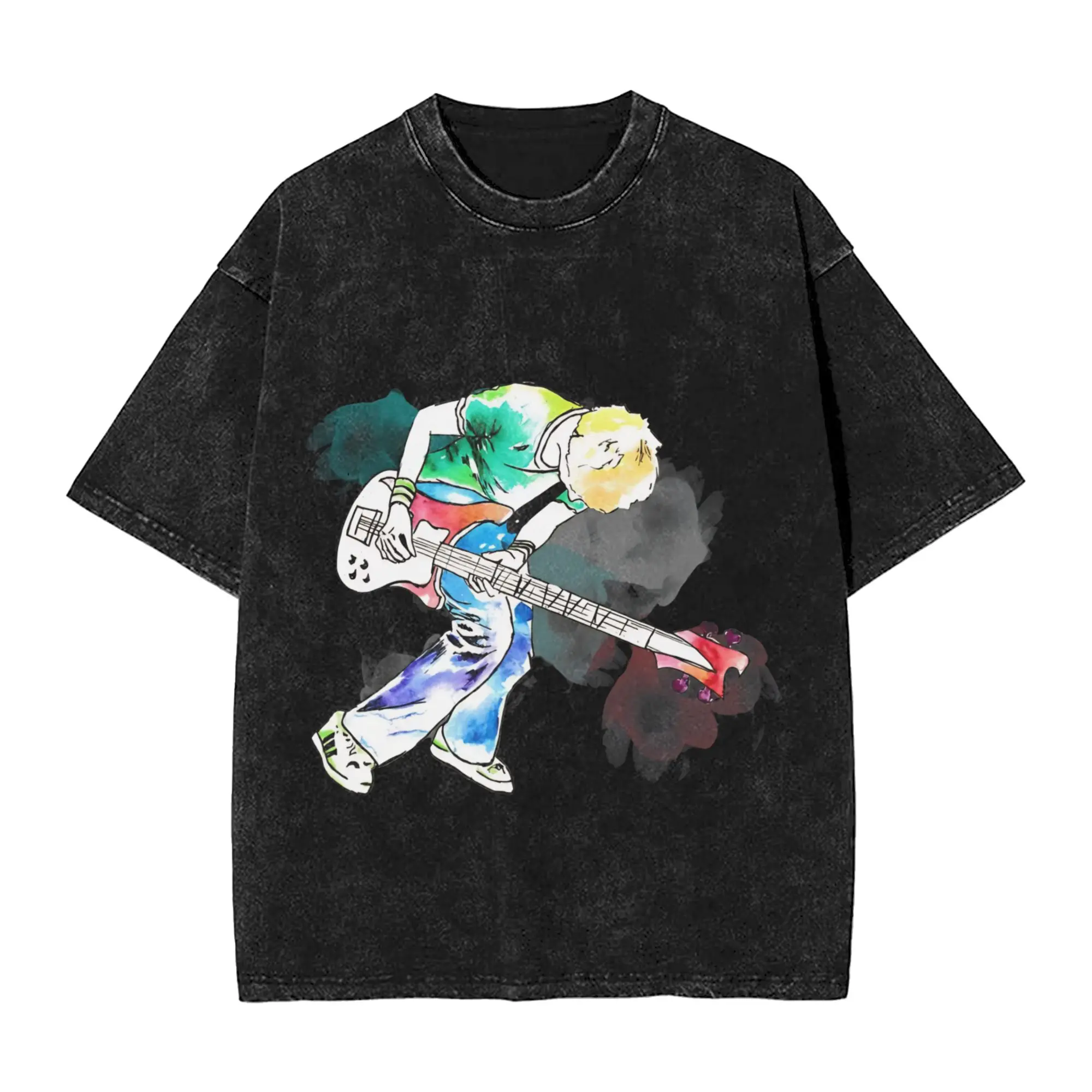 Men's Scott Pilgrims T Shirts  Top Tees Summer Y2K Basic Short-Sleeve T Shirt O Neck Harajuku Loose Tshirt Hot