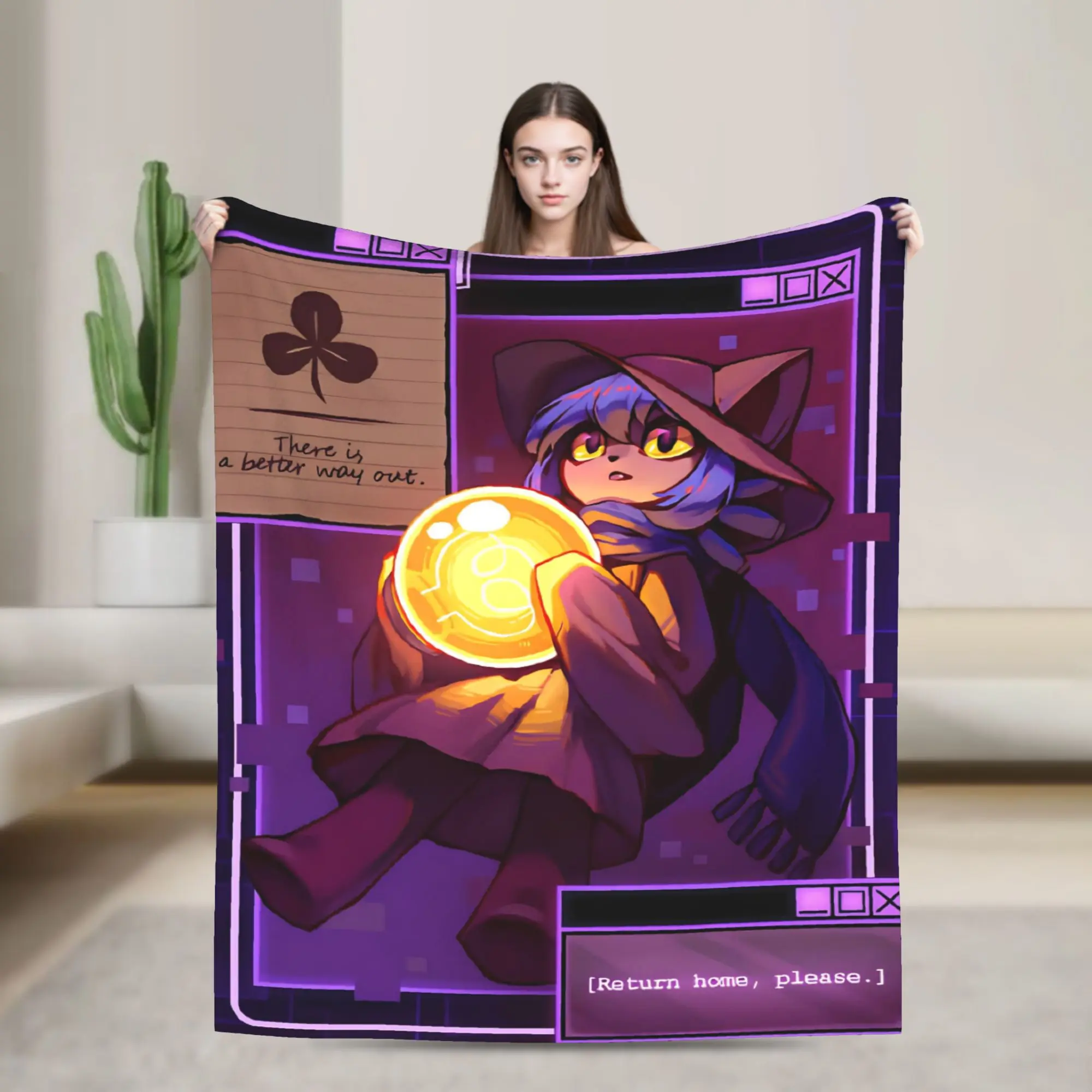 Super Soft OneShots Niko Throw Blanket Premium Fleece Flannel Lightweight  Bed Blanket Cozy Plush Blankets All Season Use