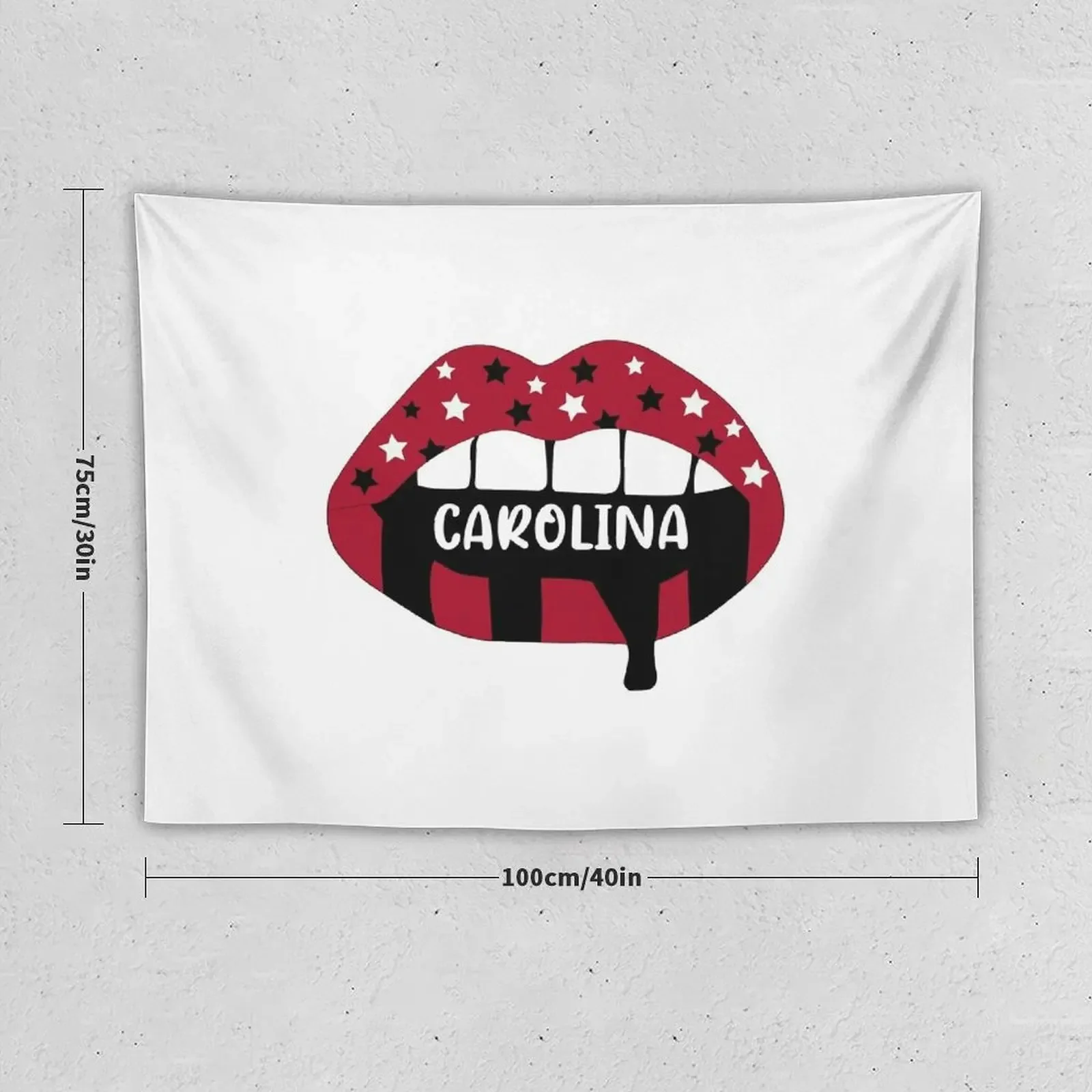 South Carolina Lips Tapestry Anime Decor Room Decorations Tapestry