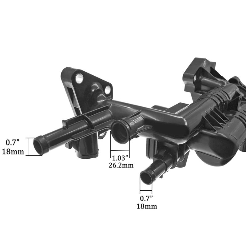 25620-3CAA0 Thermostat Housing For 10-17 Hyundai Kia Azera Santa Fe Cadenza Sedona Sorento 2.0L 3.3L 3.5L 256203CAA0