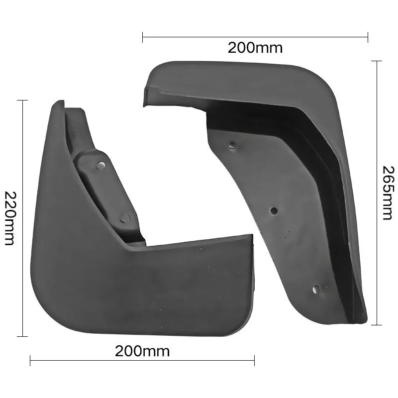 4pcs For Ford Ecosport 2 MK2 2013 - 2016 Pre-facelift Model Mud flaps Mudflaps Mudguards Mud Guards Splash Guards Mud Fenders