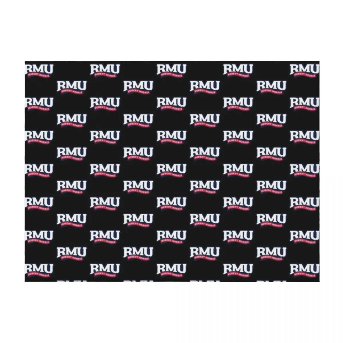 

RMU Robert Morris Throw Blanket funny gift Luxury Sofas blankets ands Blankets