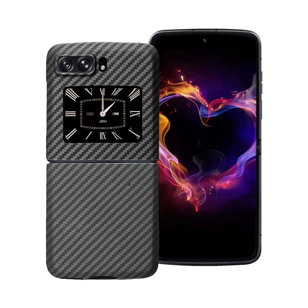 Carbon Fiber Designed Compatible Motorola RAZR 5G Case 6.7