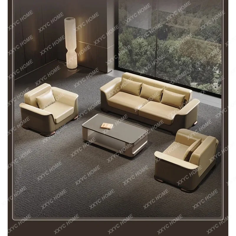 XXhot  President's desk light luxury metal paint high-end high-end boss office desk and chair combination