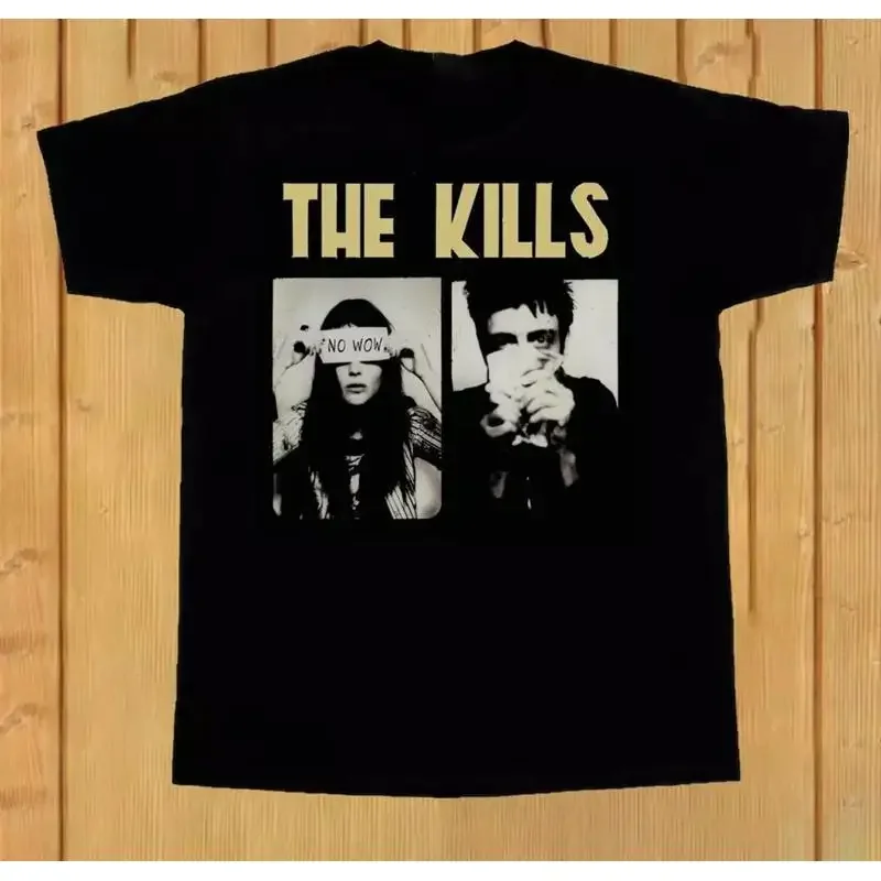 Sale The Kills Band No Wow Song Music T Shirt Cotton Adult S 5Xl