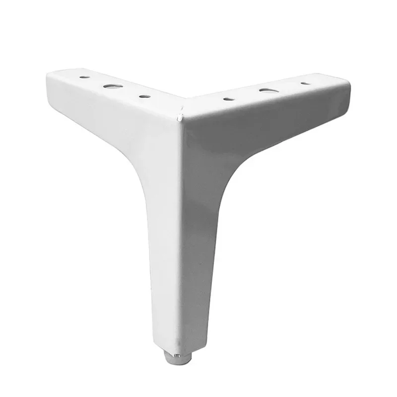 4Pcs Metal White Furniture Legs Feets Coffee Table Legs Sofa Bed Chair Leg Iron Desk Cabinet To The Dresser Foot Bathroom
