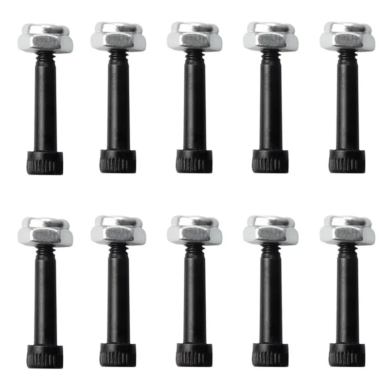 【ALLOWANCE】10-Pack Replacement Motor Shaft Nut And Bolt Set For Traeger For Pitboss Zgrill-Pellet Grill Parts