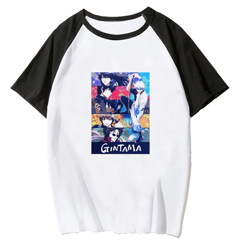 Gintama t shirt female japanese kawaii grunge vintage crop top ulzzang