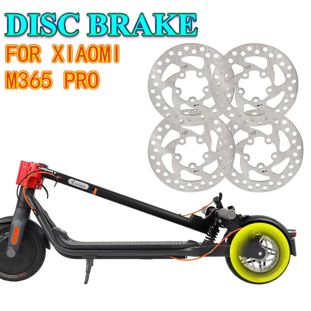 

120 мм высококачественный дисковый тормоз, гидравлический дисковый тормоз, дисковые колодки из нержавеющей стали для XIAOMI M365 PRO, аксессуары для электрических скутеров